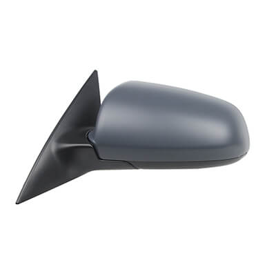 AUDI A6 2005-2008 DRIVER SIDE POWER DOOR MIRROR; WITH HEATED GLASS; WITH PUDDLE LAMP WITHOUT MEMORY; MANUAL FOLDING; PAINT TO MATCH; FLAT GLASS_AU1320132