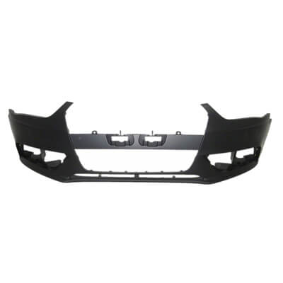 Audi A4 2013-2016 FRONT BUMPER COVER WO S-LINE W HEAD LIGHT WASHER HOLES WO PARK ASSIST SENSOR HOLES PRIME PAINT TO MATCH FINISH_AU1000189