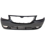 Chrysler 01-03 Voyager Front Bumper; Base Model; w/ Fog Holes; Built-in Grille Surround; Smooth Upper; Textured Lower; UC752W1AA