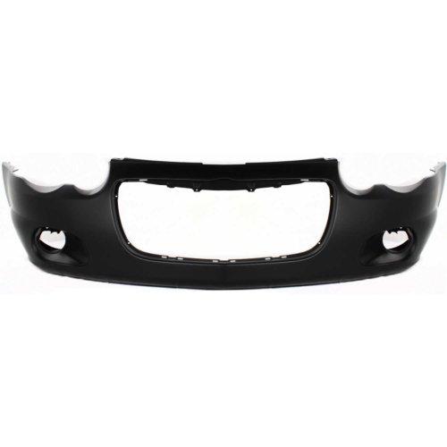 Chrysler 04-06 Sebring Front Bumper; Convertible; w/ Fog Lamp Holes; 4805909AB