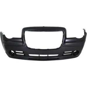 Chrysler 05-10 300 Front Bumper; For SRT-8 w/ 6.1L Eng; w/o Headlight Washer Holes; 4854709AA