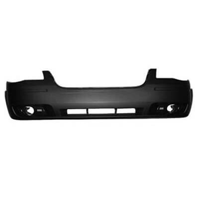 Chrysler 08-10 Town And Country Front Bumper; w/o Chrome Inserts; w/ Headlight Washer Holes; 1KG11TZZAC