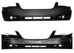 Chrysler 08-10 Town And Country Front Bumper; w/ Groove for Chrome Inserts; w/ Headlight Washer Holes; 1KG12TZZAC