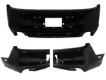 2013-2014 Ford Mustang Rear Bumper Painted WITH: App Package WITHOUT Reverse Sensors, Painted Ebony (UA) DR3Z17K835APTM FO1100688