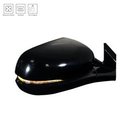 HO1321290 - 2016-2018 Honda Pilot Passenger Side Mirror Without Camera, With Turn Signal, With Memory; Heated; Convex Glass 76200TG7A21ZD