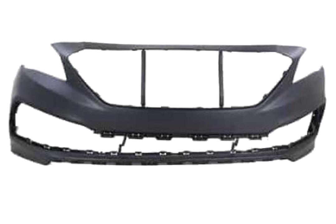 2016-2017 Hyundai Sonata Front Bumper Painted (Hybrid Models)