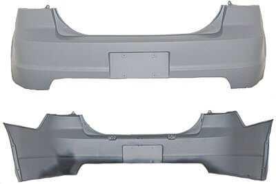 Mercury Milan Rear Bumper 06-09; w_o Pre-cut Park Assist Sensor Holes; PRM_PTM; FO1100599; 8N7Z17K835FAPTM