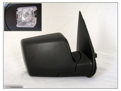 Mercury Mountaineer Mirror (Passenger Side) 06-10; XLT & XLS Models; Power; Non-Heated; w_ Puddle Light; Textured; FO1321271; 6L2Z17682BAAMER