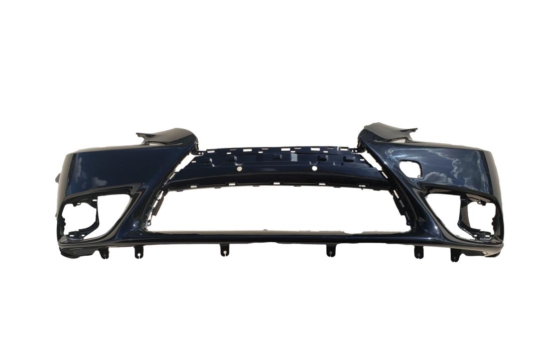 2014-2016 Lexus IS350 Front Bumper Painted_Obsidian (212)_(Sedan) WITHOUT: F-Sport Package, HL Washer Holes, Park Assist Sensor Holes (Except C)_ 521195E904_ LX1000262
