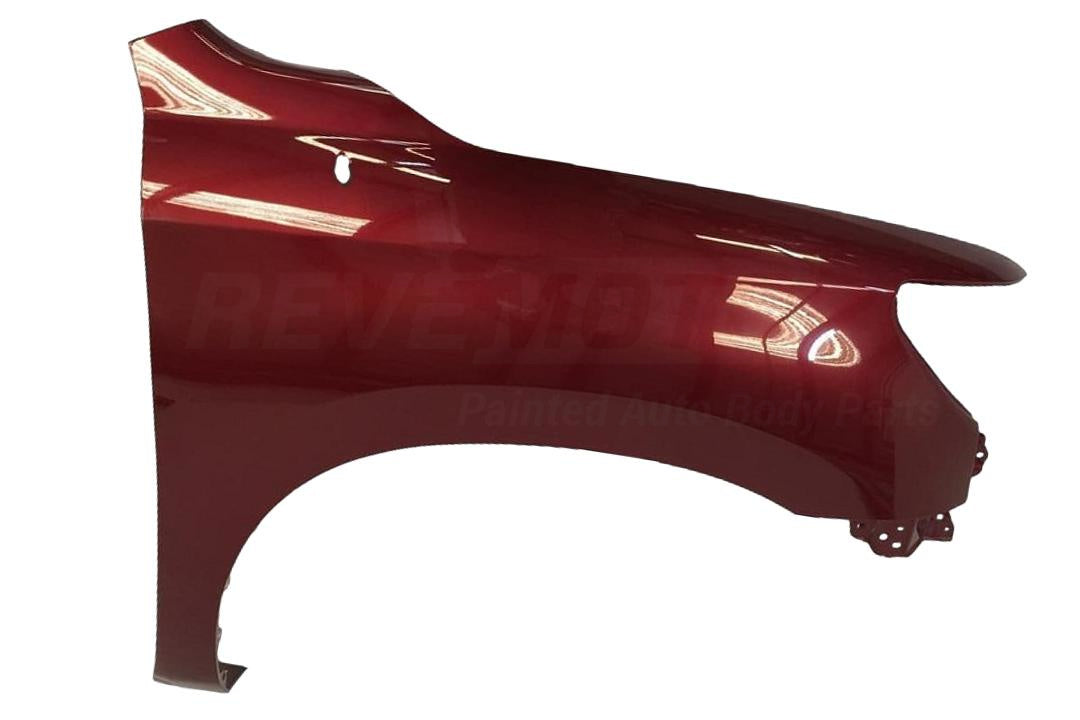 Painted Fender for 2007-2013 Toyota Tundra Salsa Red Pearl (3Q3) WITH Antenna Hole Right, Passenger-Side 538010C190 