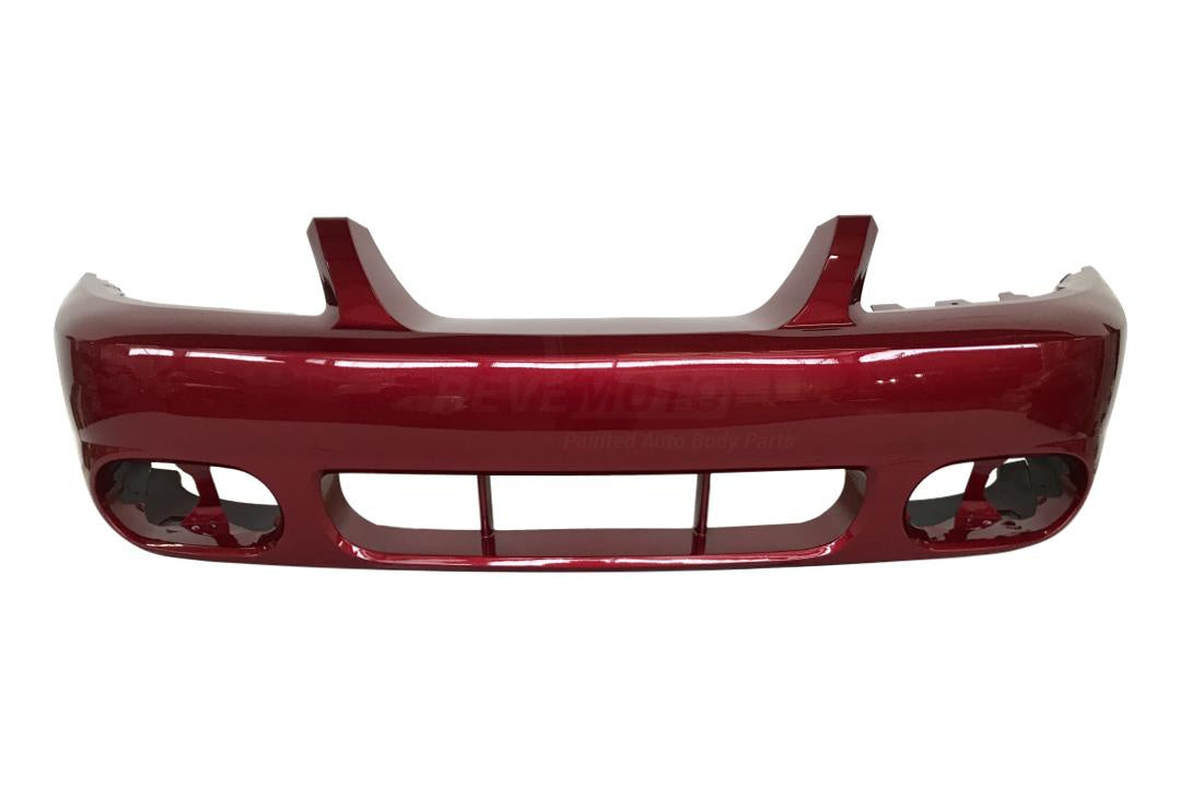Painted Front Bumper Cover for 2003-2004 Ford Mustang Cobra Redfire Metallic (G2) 2R3Z17D957BA FO1000533 