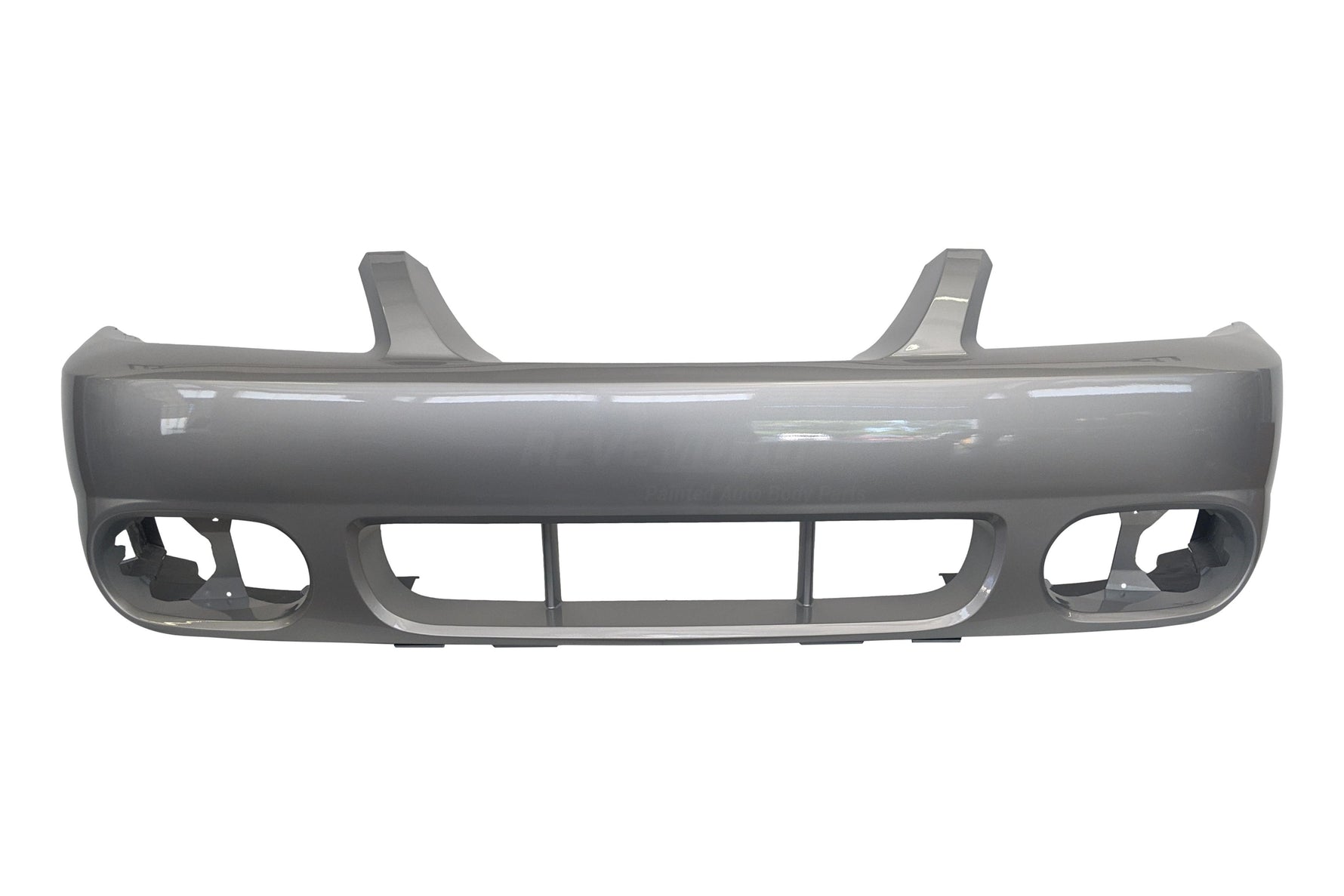 Painted Front Bumper Cover for 2003-2004 Ford Mustang Cobra Silver Metallic (YN) 2R3Z17D957BA FO1000533 