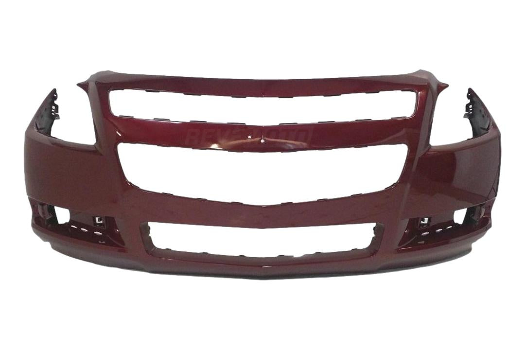 Painted Front Bumper Cover for 2008-2012 Chevrolet Malibu Red Jewel Tintcoat Metallic (WA301N) 20832808 GM1000858
