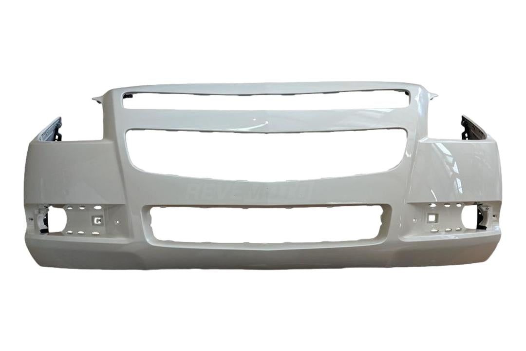 Painted Front Bumper Cover for 2008-2012 Chevrolet Malibu White Diamond Pearl (WA800J) 20832808 GM1000858

