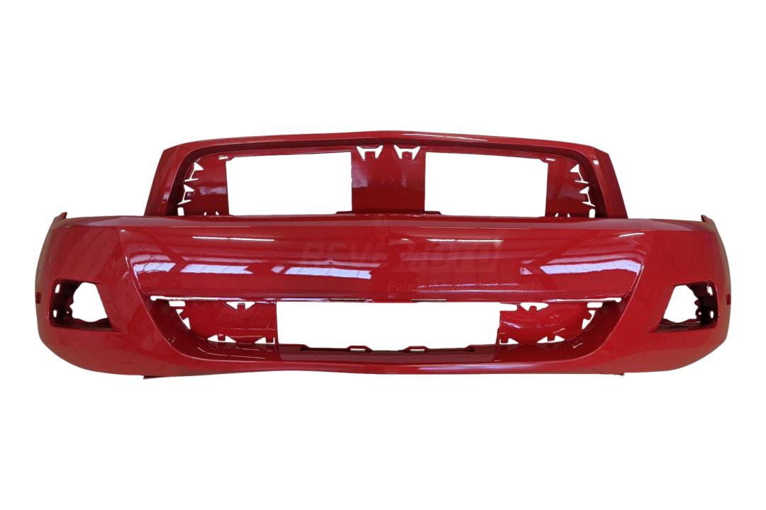 Painted Front Bumper Cover for 2010-2012 Ford Mustang Base Model Race Red (PQ) PAR3Z17D957AA FO1000652 ReveMoto Painted Auto Body Parts Replacement