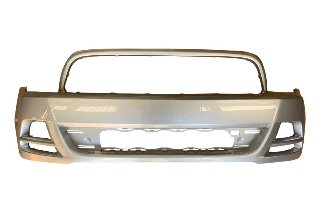 Painted Front Bumper Cover for 2013-2014 Ford Mustang Ingot Silver Metallic (UX) DR3Z17D957ABPTM FO1000670 ReveMoto Painted Auto Body Parts Replacement