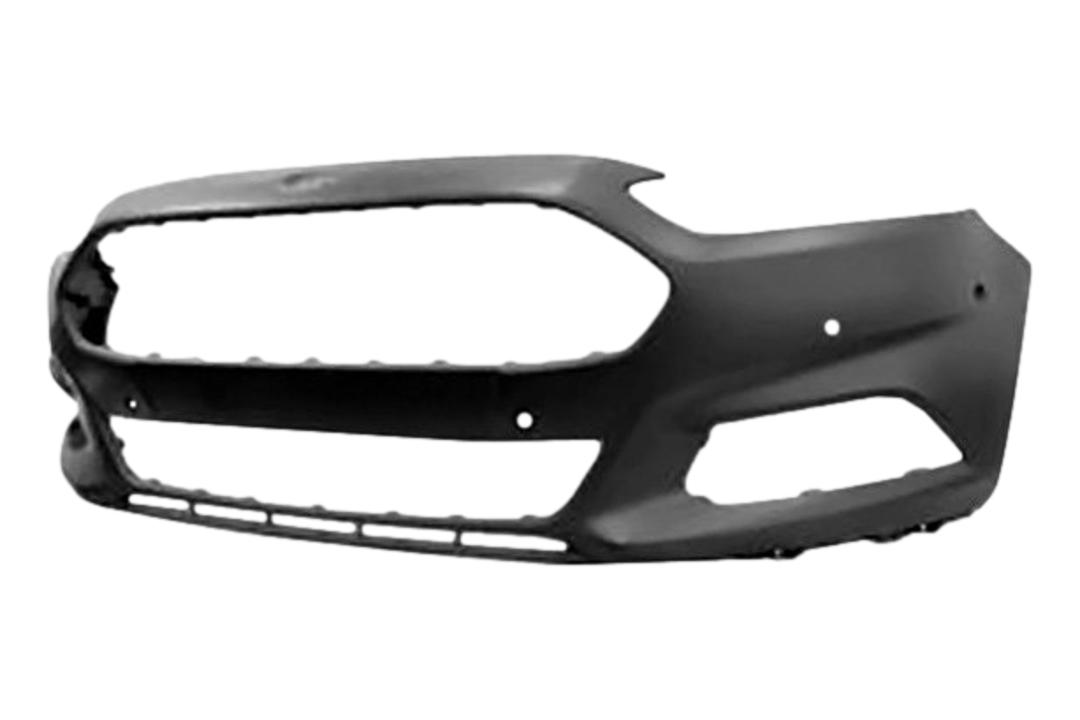 Painted Front Bumper Cover for 2013-2016 Ford Fusion (WITH- Park Assist Sensor Holes ES7Z17D957CPTM FO1000681