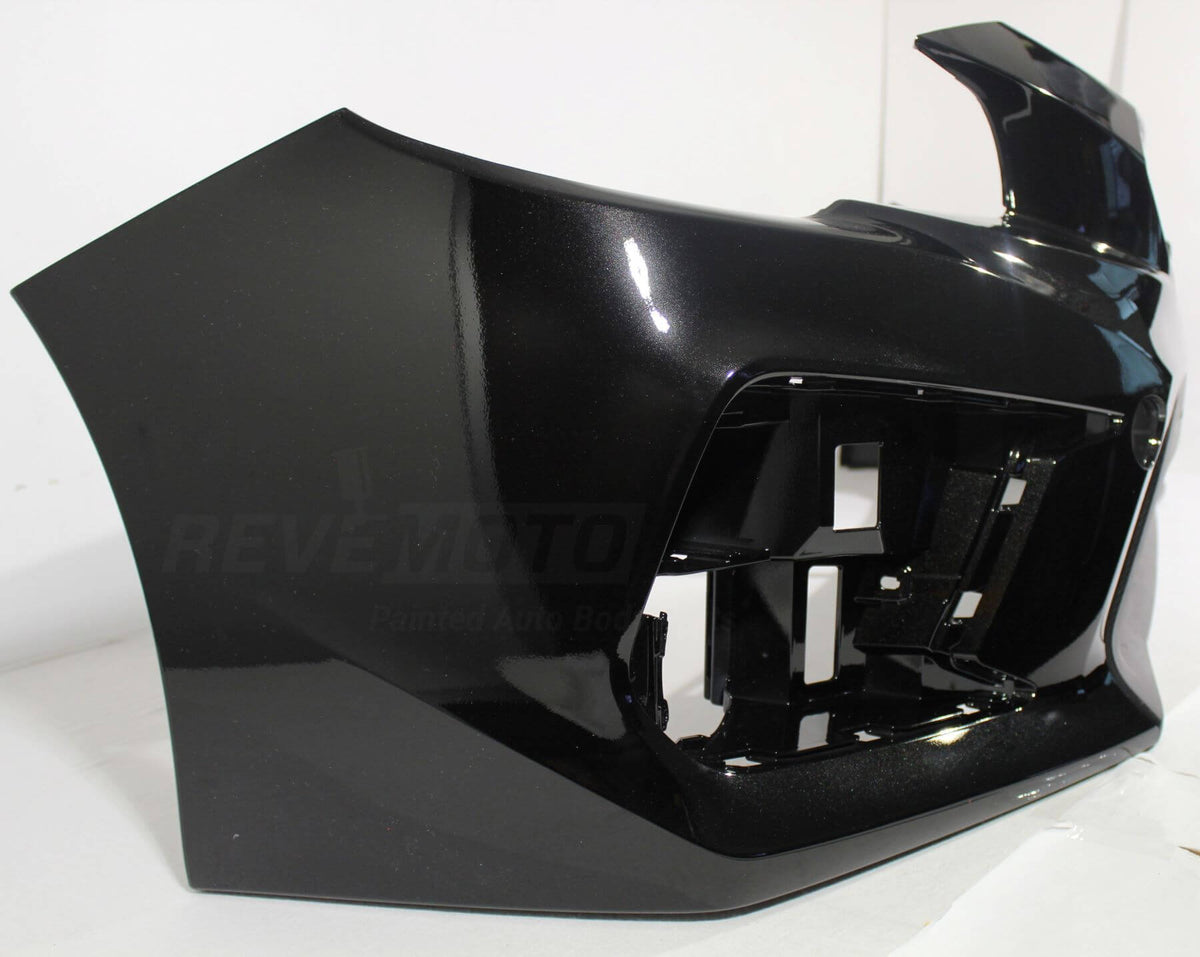 Painted Front Bumper Cover for 2018-2021 Subaru WRX Crystal Crystal Black Silica Pearl (CB4) WITH Textured Lower Center Area 57704VA050 SU1000190