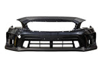 Painted Front Bumper Cover for 2018-2021 Subaru WRX STI Dark Gray Metallic 61K WITH Textured Lower Center Area 57704VA050 SU1000190