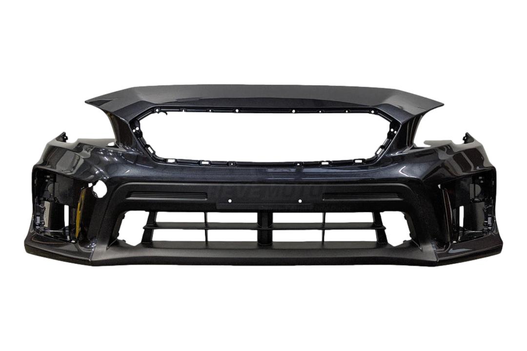 Painted Front Bumper Cover for 2018-2021 Subaru WRX STI Dark Gray Metallic 61K WITH Textured Lower Center Area 57704VA050 SU1000190