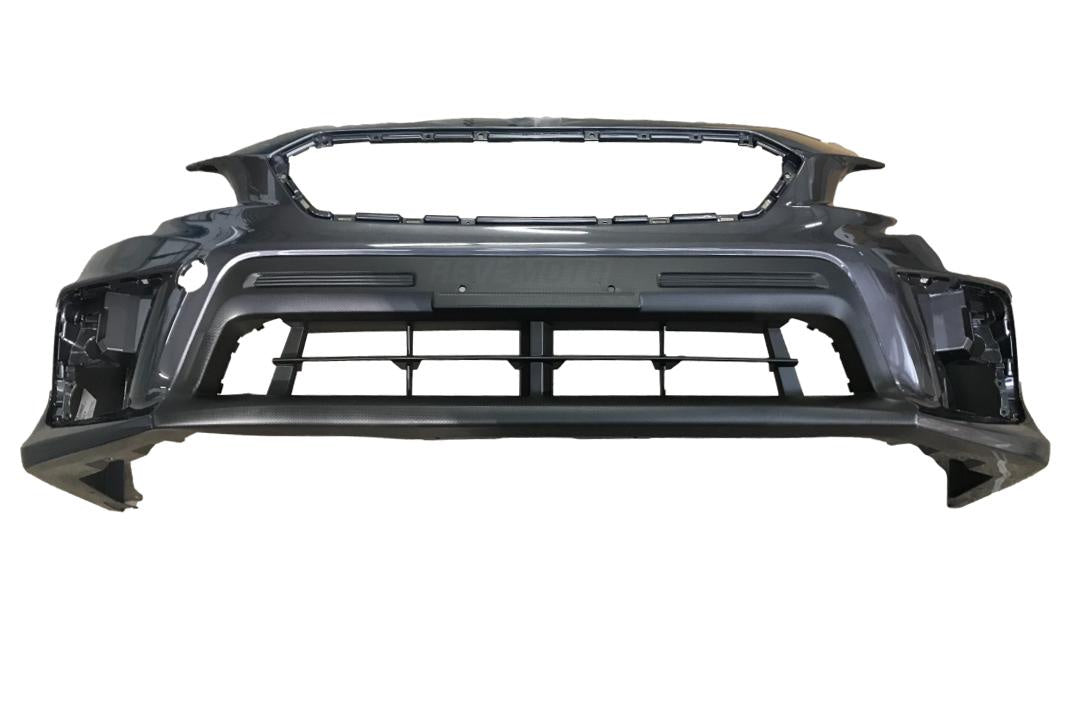 Painted Front Bumper Cover for 2018-2021 Subaru WRX STI Magnetite Gray Metallic MG2 WITH Textured Lower Center Area 57704VA050 SU1000190