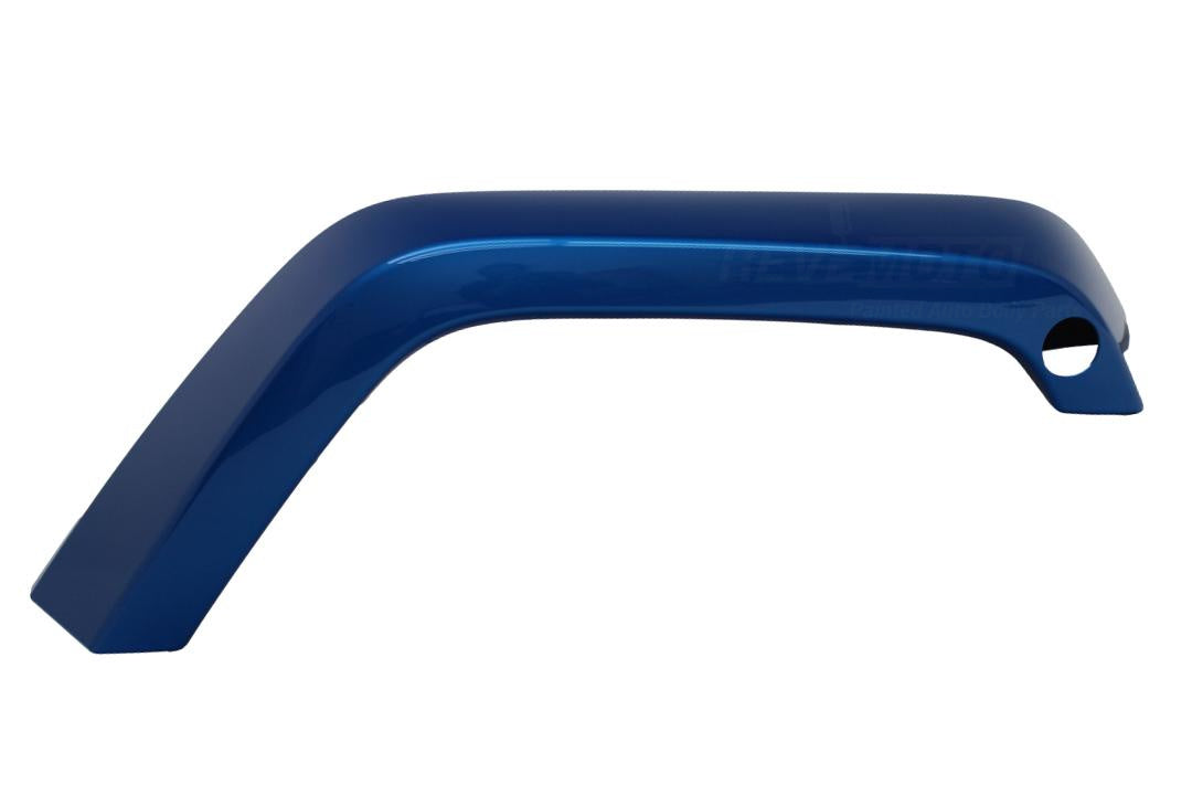 Painted Front Fender Flare for 2007-2017 Jeep Wrangler (OEM | Passenger-Side) 5KC86TZZAJ 
Hydro Blue Metallic (PBJ)