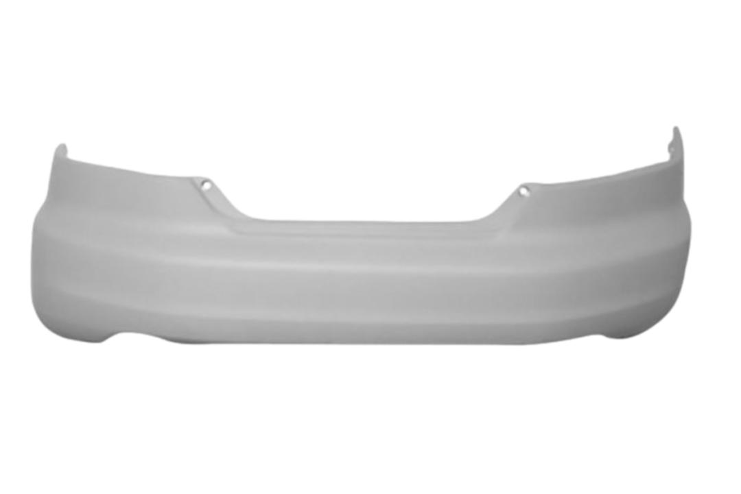 Painted Rear Bumper Cover for 2003-2005 Honda Accord (Coupe) Dual Exhaust Holes | WITH: 3 Mounting Holes 04715SDNA90ZZ HO1100209