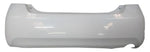 Painted Rear Bumper Cover for 2011 Toyota Camry USA Built LE XLE 4_CYL Without Exhaust Holes Super White II 040