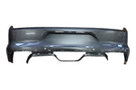 Painted Rear Bumper Cover for 2015-2017 Ford Mustang Magnetic Metallic (J7) WITH: Reverse Sensor WITHOUT: Park Assist Sensor Holes, Lower Cover FR3Z17K835BB FO1100711
