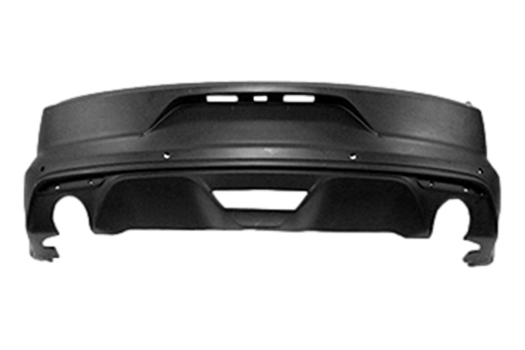Painted Rear Bumper Cover for 2015-2017 Ford Mustang WITH: Park Assist Sensor Holes FR3Z17K835AB FO1100709