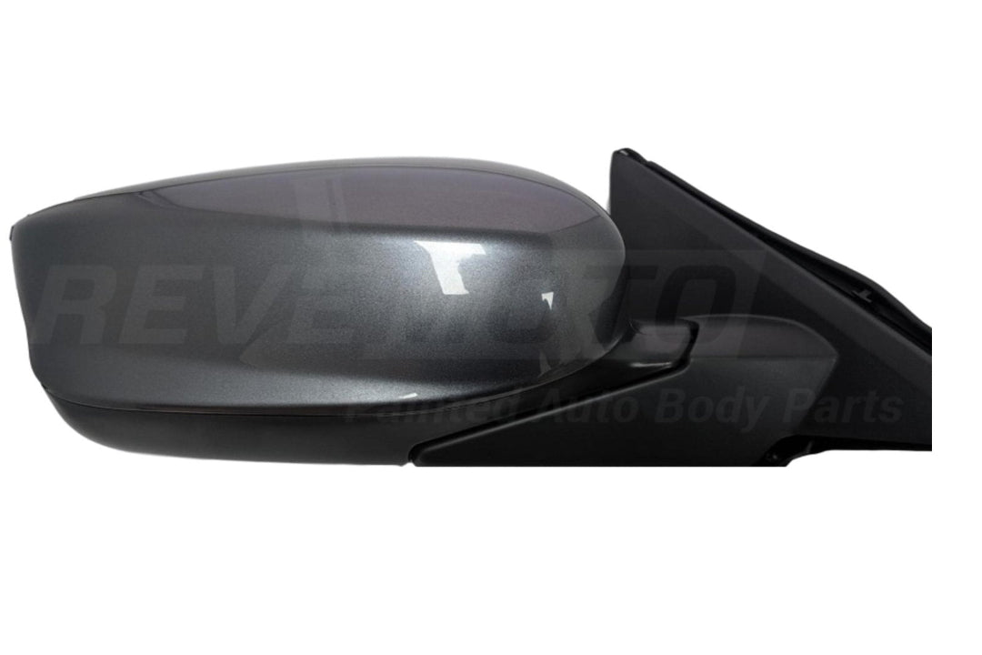 Painted Side View Mirror for 2008-2012 Honda Accord Sedan Passenger-Side USA,Japan Built Polished Metal Metallic (NH737M) 76208TA5A11