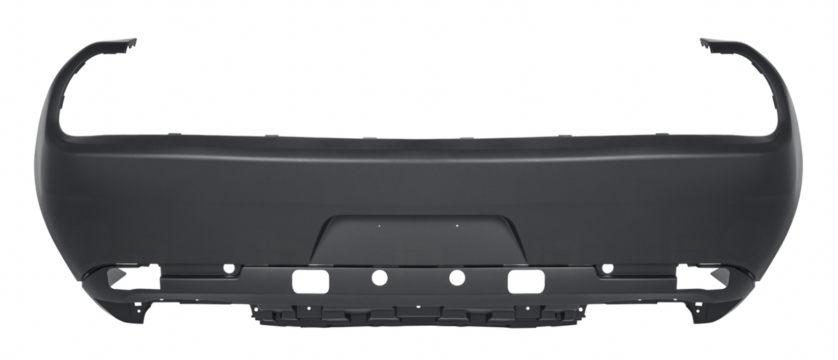 2019-2021 Dodge Challenger Rear Bumper Painted (WITHOUT: Park Assist Sensor Holes)_68371809AA