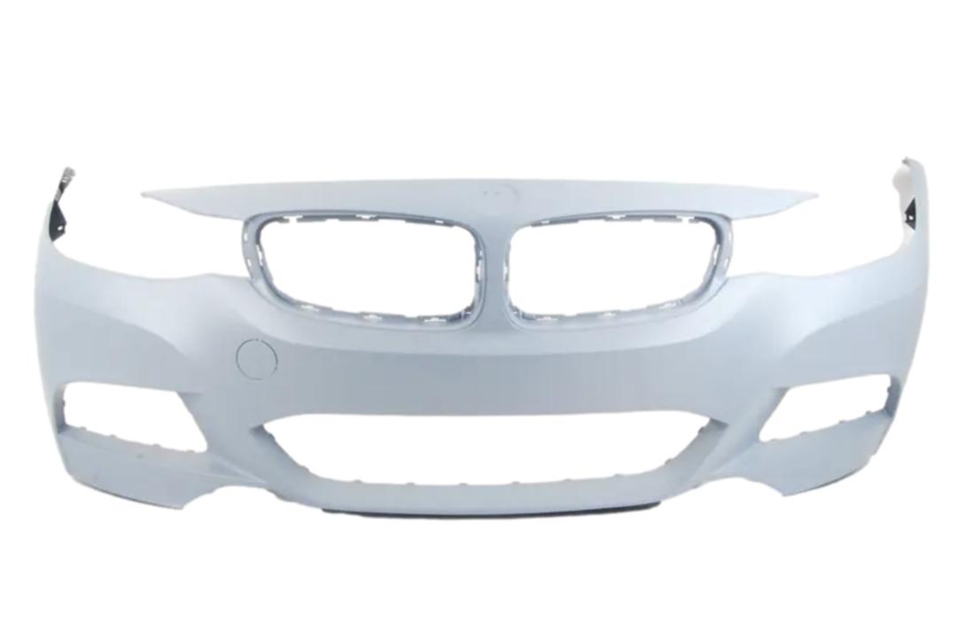 2014-2019 BMW 3-Series GT Front Bumper Painted_WITH: M-Package | WITHOUT: Head Light Washer Holes, Parking Distance Control Holes, Park Assistant Holes, Side View Camera Holes_ 51118061640_ BM1000414