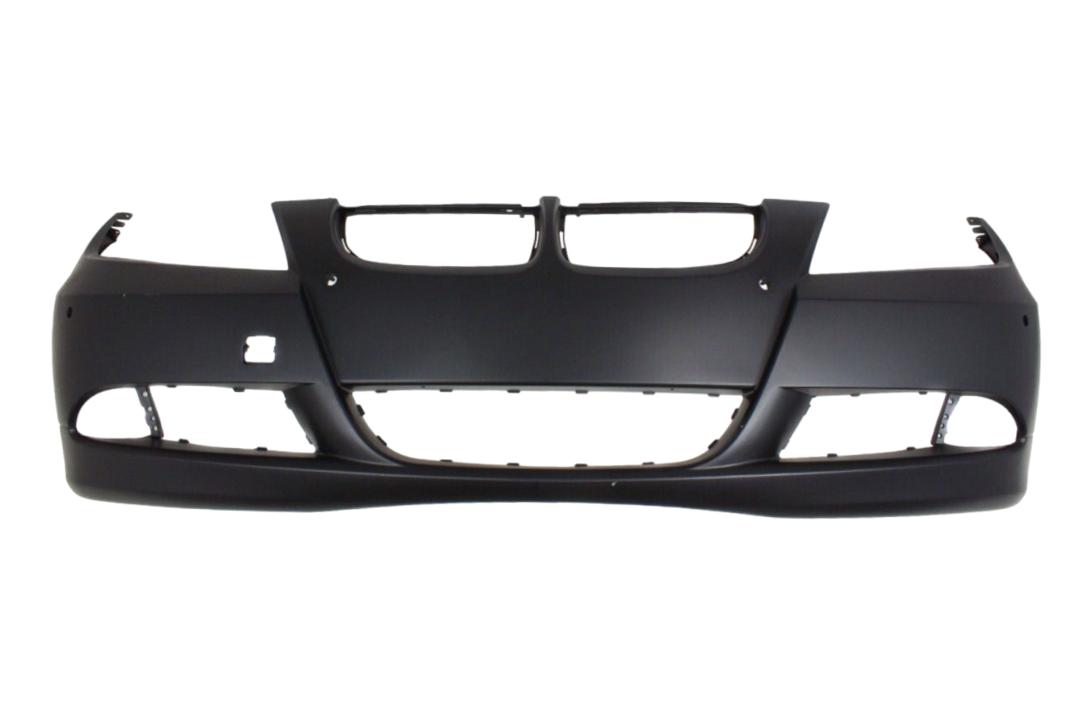 2006-2008 BMW 3-Series Front Bumper Painted_Sedan/Wagon | WITH: Park Assist Sensor Holes, Parking Distance Control Holes | WITHOUT: Head Light Washer Holes_ 51117170051_ BM1000178
