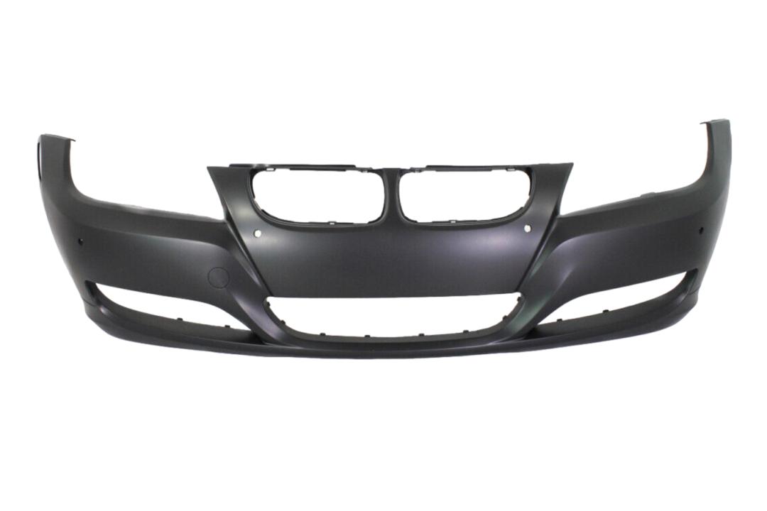 	2009-2012 BMW 3-Series Front Bumper Painted_WITH: Park Assist Sensor Holes and Parking Distance Control Holes | WITHOUT: M-Package and Head Light Washer Holes_ 51117226710_ BM1000210