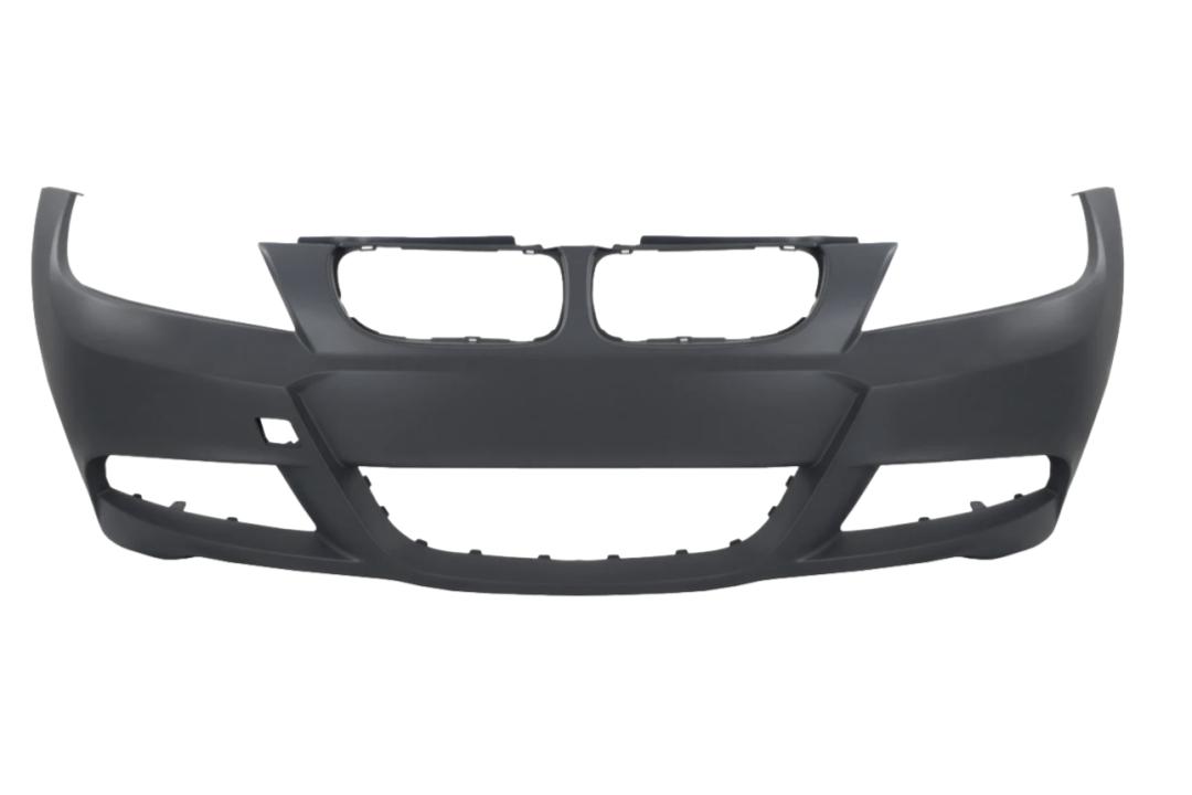 	2009-2012 BMW 3-Series Front Bumper Painted_WITH: M-Package | WITHOUT: Head Light Washer Holes, Park Assist Sensor Holes_ 51118049252_ BM1000248
