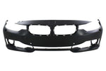 2012-2015 BMW 3-Series Front Bumper Painted_WITH: Side Camera Holes, Head Light Washer Holes, Parking Distance Control Holes, Park Assist Sensor Holes | WITHOUT: M-Package, Molding Holes_ 51117293016_ BM1000257
