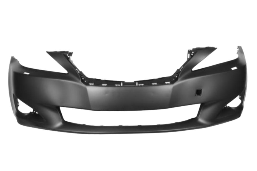 2009-2010 Lexus IS350 Front Bumper Painted_(Sedan) WITH: HL Washer Holes | WITHOUT: Park Assist Sensor Holes, Pre-Collision_ 5211953947_ LX1000187