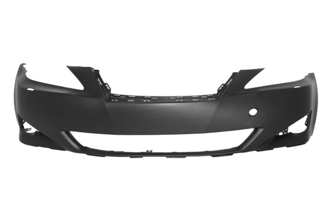 2006-2008 Lexus IS350 Front Bumper Painted_WITH HL Washer Holes | WITHOUT Park Assist Sensor Holes; Pre-Collision_ 5211953918_ LX1000162