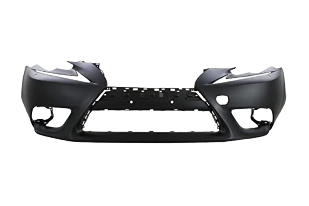 2014-2016 Lexus IS350 Front Bumper Painted_(Sedan) WITH: HL Washer Holes | WITHOUT: F-Sport Package, Park Assist Sensor Holes (Except C)_ 521195E905_ LX1000264