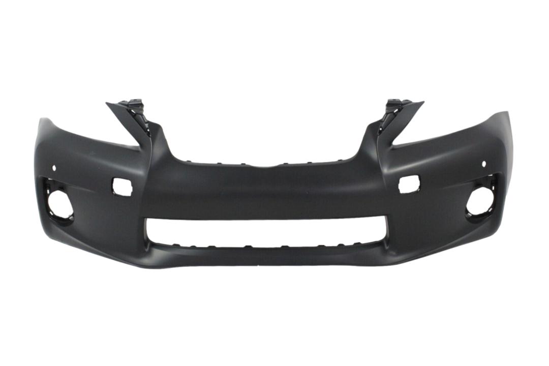 2011-2013 Lexus CT200H Front Bumper Painted (WITHOUT: Sport Package)_WITH: Park Assist Sensor Holes | WITHOUT: F-Sport Package, HL Washer Holes_ 5211976906_ LX1000227