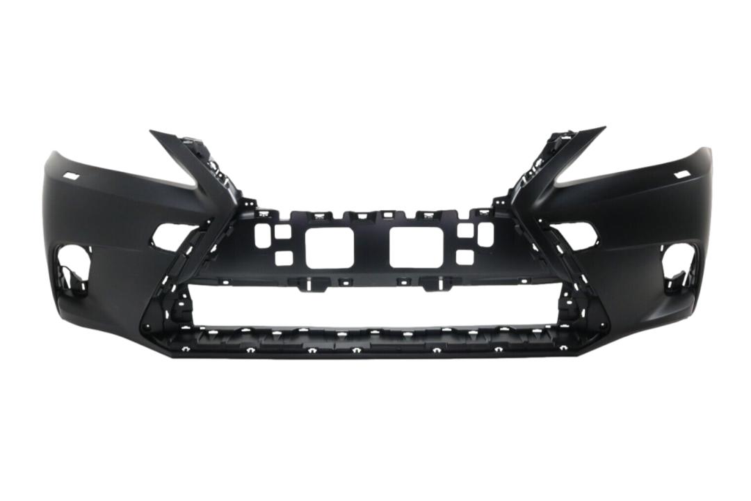 2014-2017 Lexus CT200H Front Bumper Painted (WITHOUT: Park Assist Sensor Holes)_WITH: HL Washer Holes | WITHOUT: F-Sport Package, Park Assist Sensor Holes_ 5211976921_ LX1000273
