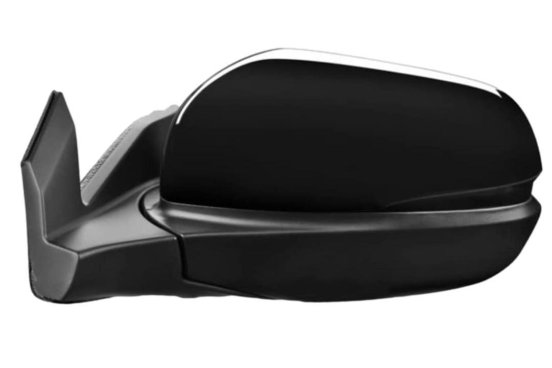 2017-2022 Honda Pilot Side View Mirror Painted (Left; Driver-Side)_WITH: Power, Manual Folding, Heat | WITHOUT: Camera, Expanded View, Memory, Turn Signal Light (Painted Upper Cover, Unpainted Base)_ 76250T6ZA51ZD_ HO1320306