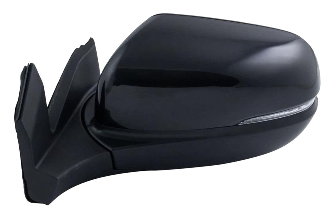 2019-2022 Honda Pilot Side View Mirror Painted (Left; Driver-Side)_EX Models | WITH: Power, Manual Folding, Heat, Turn Signal Light | WITHOUT: Memory, Camera, Auto-Dimming (Painted Upper Cover, Unpainted Base)_ 76250TG7C42ZD_ HO1320334