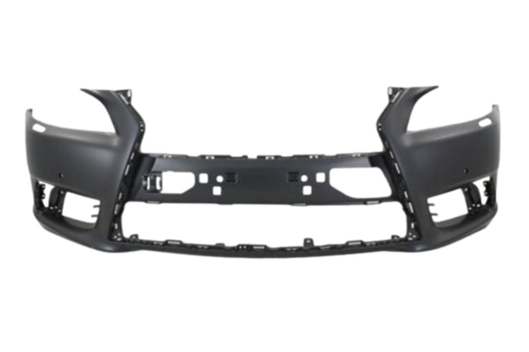 2013-2017 Lexus LS460 Front Bumper Painted_(Base, F Sport, L Models) WITH: Park Assist Sensor Holes, Headlight Washer Holes | WITHOUT: F-Sport Package_ 521195C904_ LX1000253