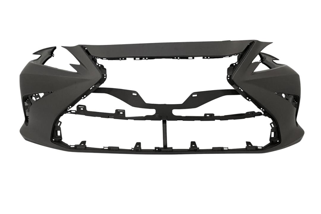 2019-2023 Lexus ES350 Front Bumper Painted_(US Built) WITHOUT: Tow Hook Holes, Park Assist Sensor Holes, F-Sport_ 521190X947_ LX1000356