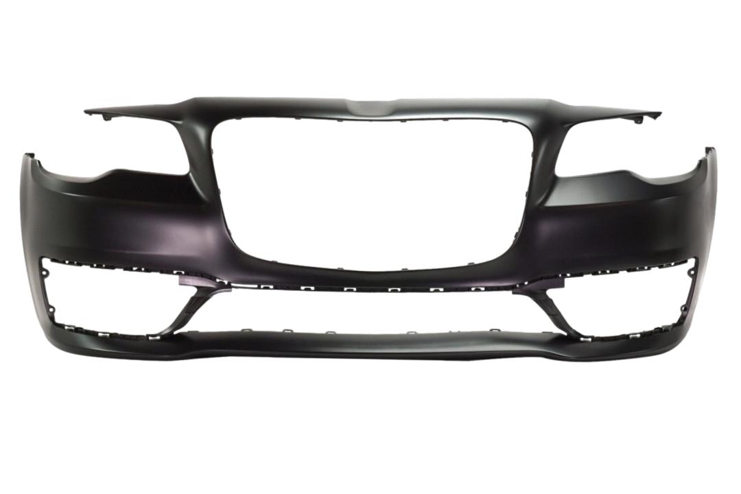 2017-2023 Chrysler 300 Front Bumper Painted (S Model)_WITH: 1-Piece Insert Molding, Appearance Package | WITHOUT: Park Assist Sensor Holes_ 5PP58TZZAD_ CH1000A36