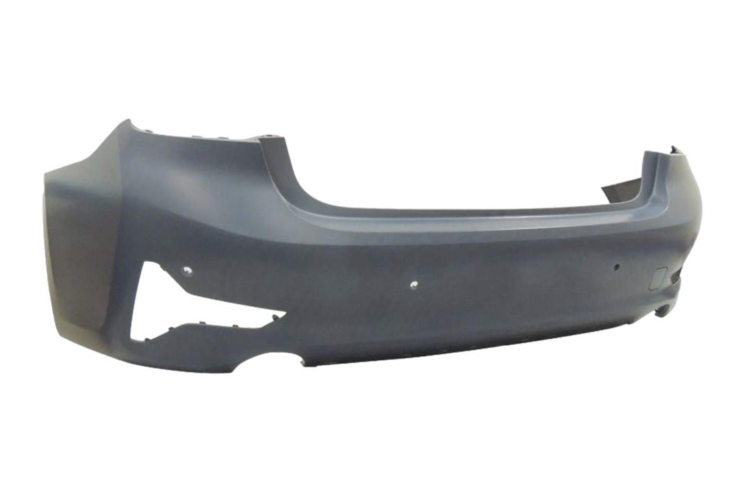 2019-2022 BMW 3-Series Rear Bumper Painted (OEM | Sedan)_WITH: PDC | WITHOUT: M-Package, Park Assist Sensor Holes_ 51128493937_ BM1100438