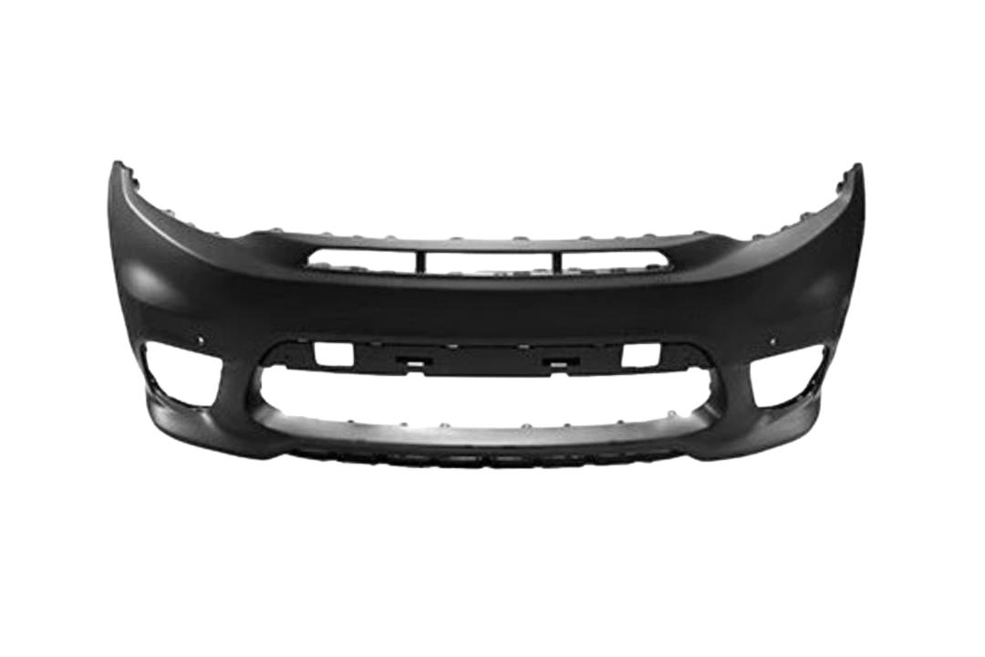 2017-2021 Jeep Grand Cherokee Front Bumper Painted (Aftermarket | WITH: Park Assist Sensor Holes)_WITH: Park Assist Sensor Holes_ 68335438AB_ CH1000A32