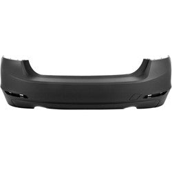 2015 BMW 3-Series : Rear Bumper Painted (Sedan | WITHOUT: Park Assist Sensor Holes, Molding Holes)